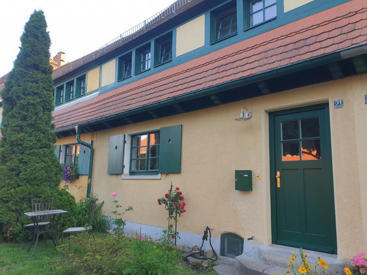 Denkmal-Ferienhaus In Dresden-Hellerau Mit Sauna Und Kamin Eksteriør bilde